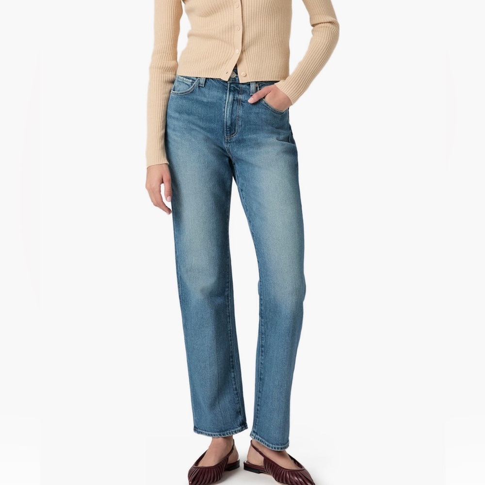 PAIGE Sawyer High Waist Straight Leg Jean- Like New